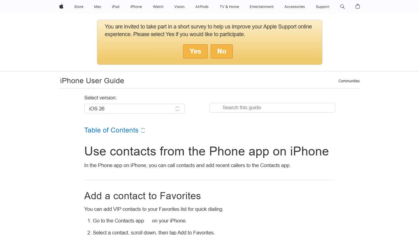 Use contacts from the Phone app on iPhone - Apple Support